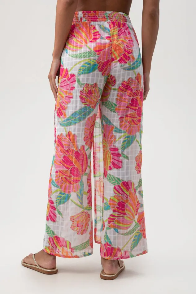 SHOP Trina Turk MATCHING SWIM SETS WOMEN039S POPPY RELAXED CROSSOVER SWIM COVERUP PANT