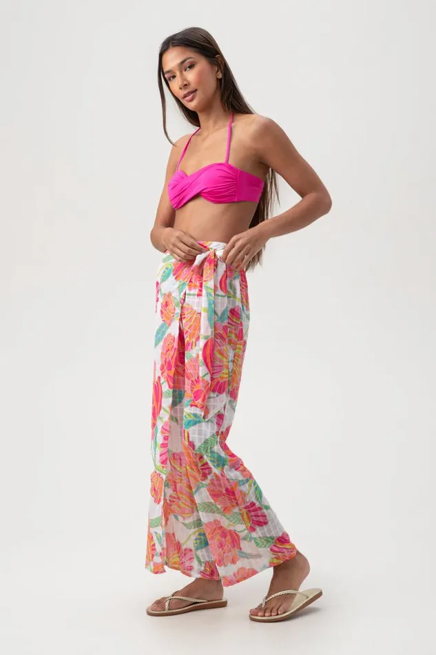 SHOP Trina Turk MATCHING SWIM SETS WOMEN039S POPPY RELAXED CROSSOVER SWIM COVERUP PANT