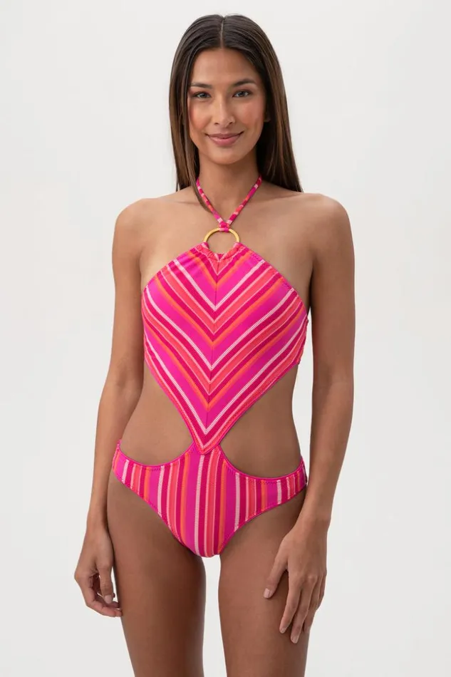 SHOP Trina Turk ONE PIECE SWIMWEAR WOMEN039S MARAI RING HALTER CUTOUT ONE PIECE SWIMSUIT SHOP Trina Turk ONE PIECE SWIMWEAR WOMEN039S MARAI RING HALTER CUTOUT ONE PIECE SWIMSUIT