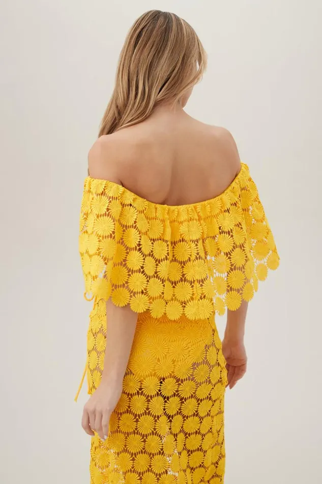 SHOP Trina Turk SWIM TOPS BARDOT OFF THE SHOULDER TOP