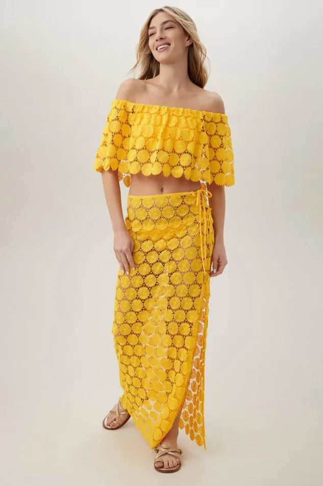 SHOP Trina Turk SWIM TOPS BARDOT OFF THE SHOULDER TOP