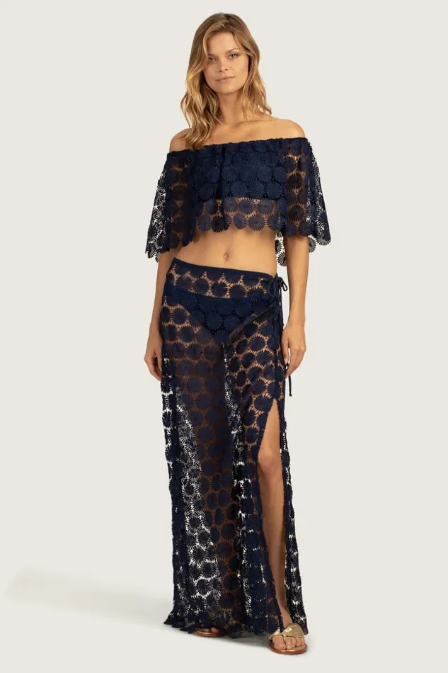 SHOP Trina Turk SWIM TOPS BARDOT OFF THE SHOULDER TOP