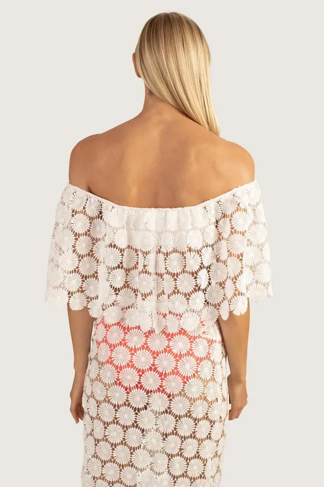 SHOP Trina Turk SWIM TOPS BARDOT OFF THE SHOULDER TOP