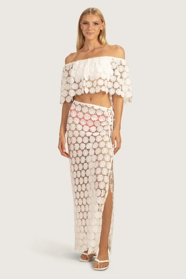 SHOP Trina Turk SWIM TOPS BARDOT OFF THE SHOULDER TOP