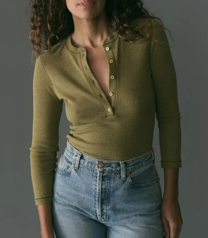 Shop VESPER SILK TEE Verbena DEN Tees