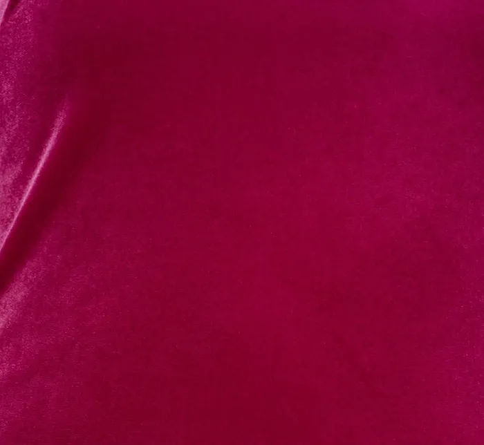 Short Dresses Womens Adrianna Papell Velvet Short Sheath Cocktail Dress With Mutton Sleeves In Hot Pink