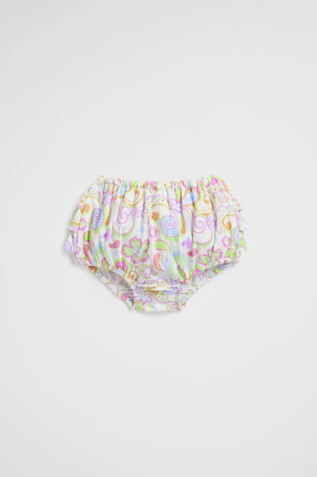 Shorts Baby Seed Heritage Paisley Bloomer Key Lime