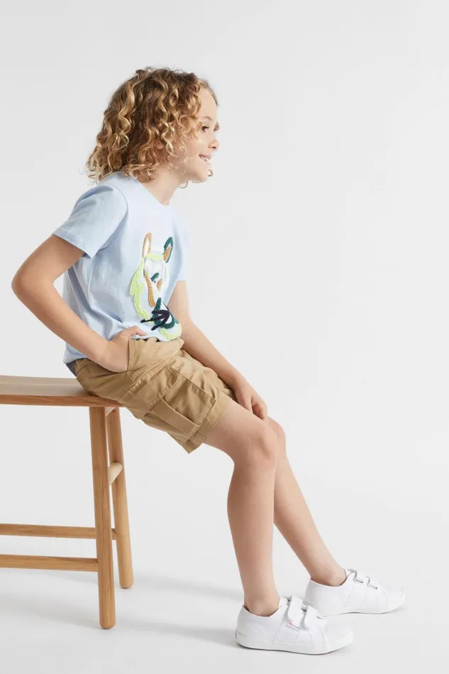 Shorts Boy Seed Heritage Textured Cargo Short Biscotti