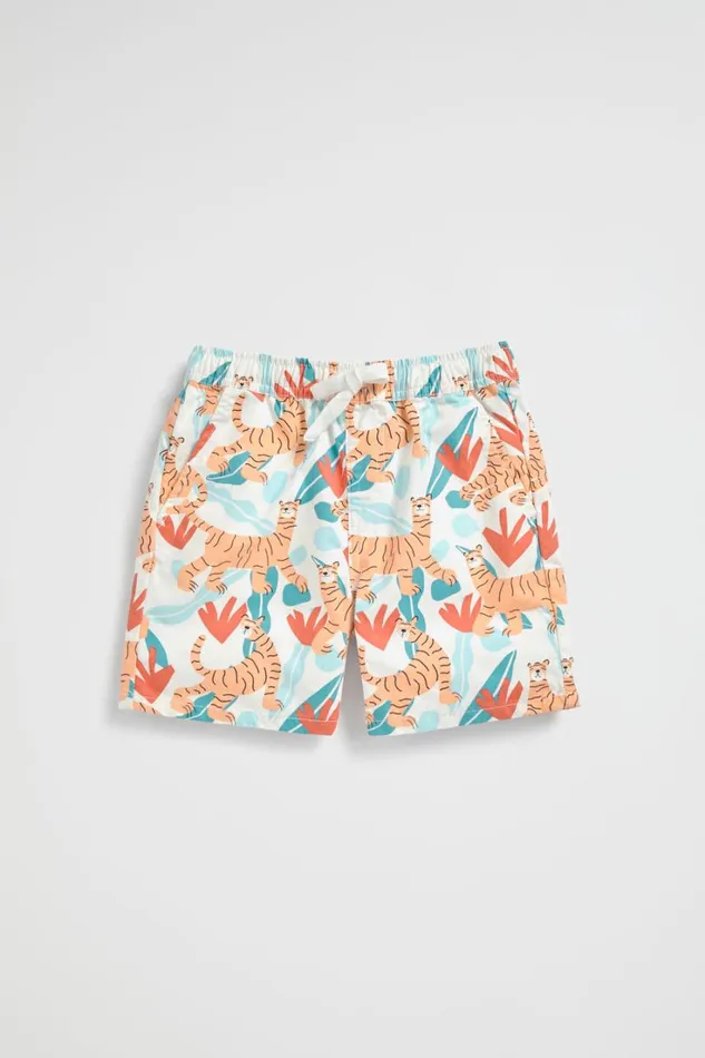 Shorts Boy Seed Heritage Tiger Yardage Short Ocean Blue