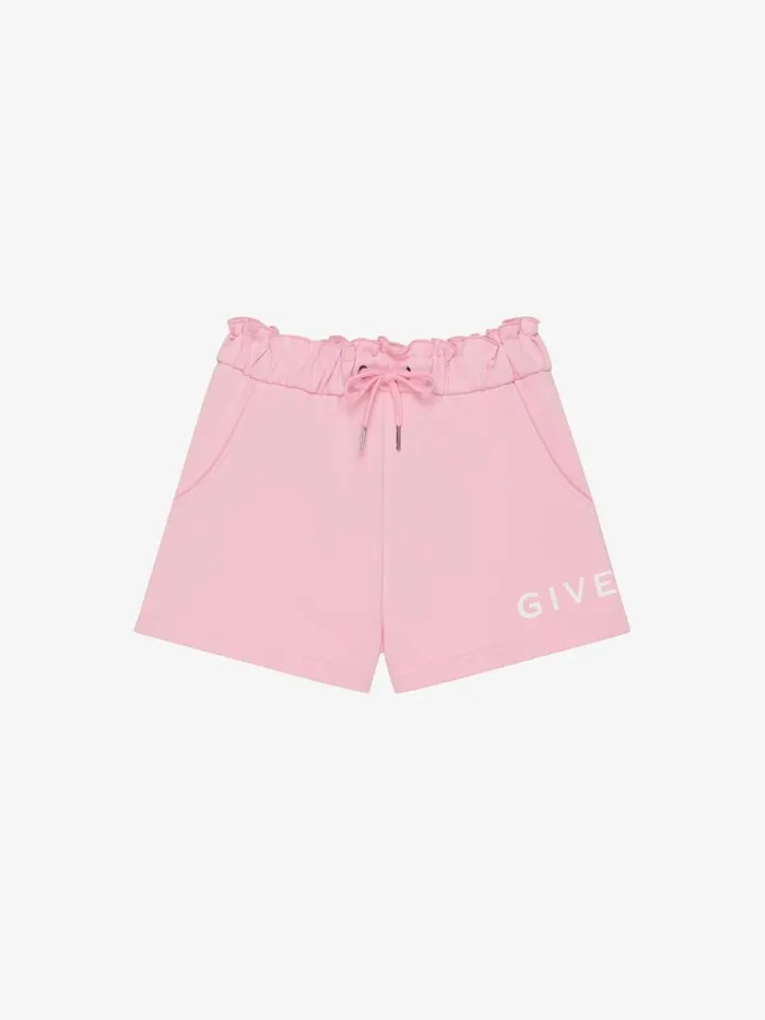 Shorts In Fleece Pink Kids Givenchy