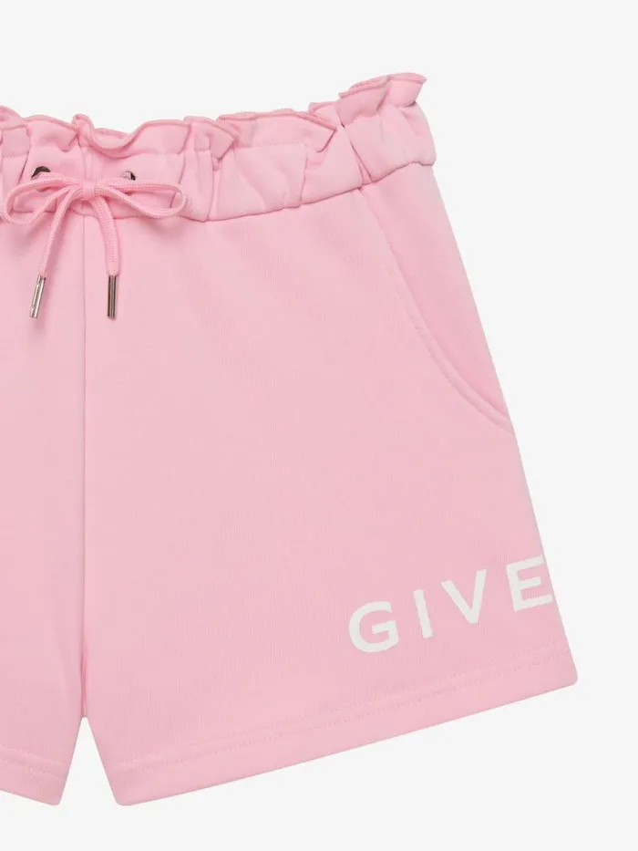 Shorts In Fleece Pink Kids Givenchy