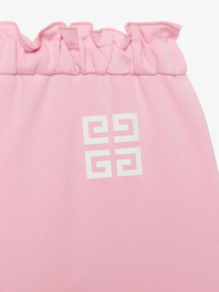 Shorts In Fleece Pink Kids Givenchy