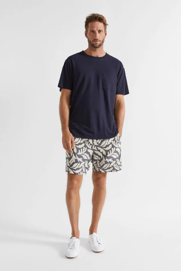 Shorts Man Seed Heritage Floral Resort Short Steel Blue Floral