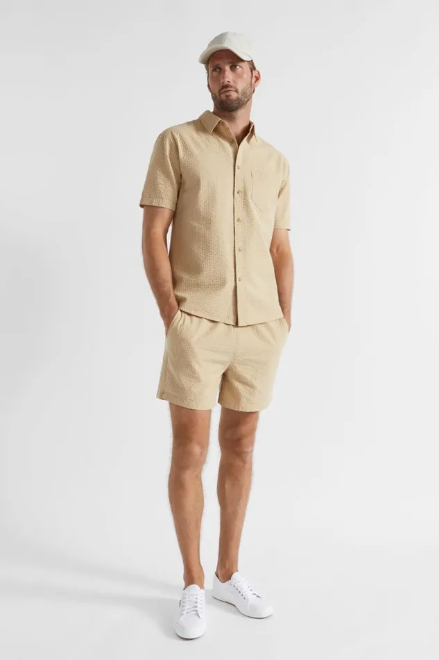 Shorts Man Seed Heritage Seersucker Short Sand