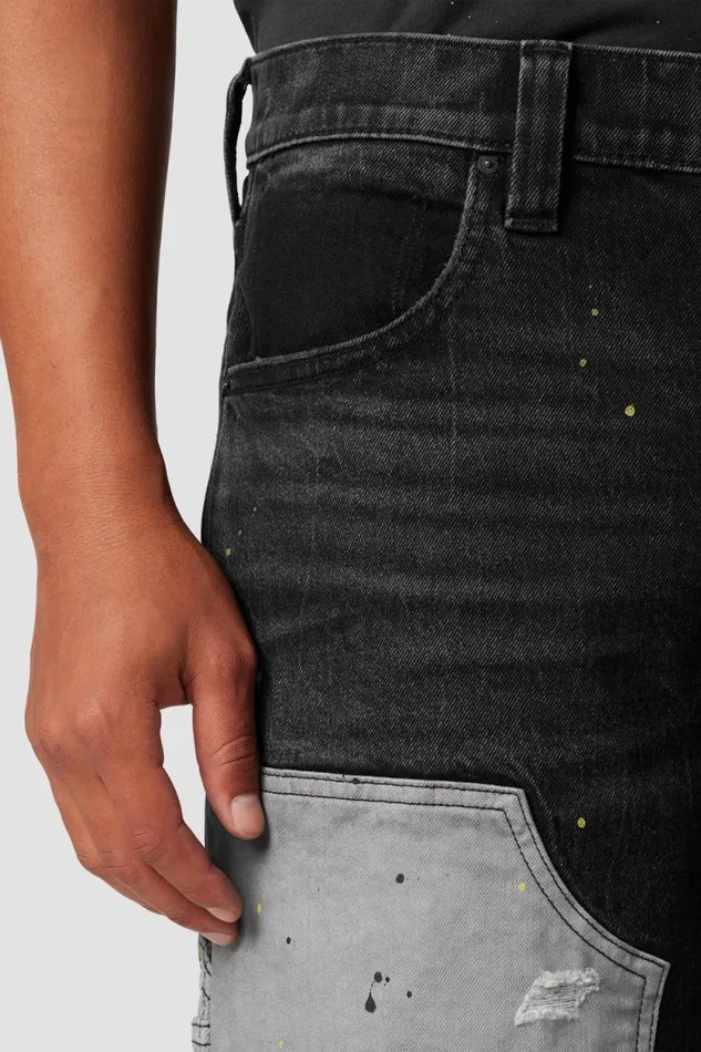 Shorts Men Hudson Jeans Carpenter Short Black Carbon Shorts Men Hudson Jeans Carpenter Short Black Carbon