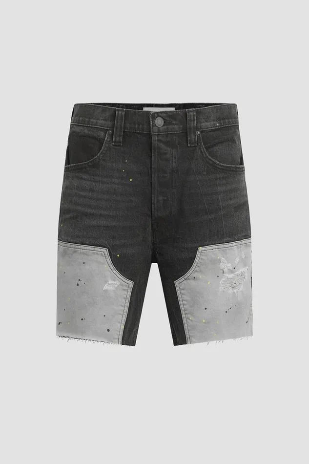 Shorts Men Hudson Jeans Carpenter Short Black Carbon Shorts Men Hudson Jeans Carpenter Short Black Carbon