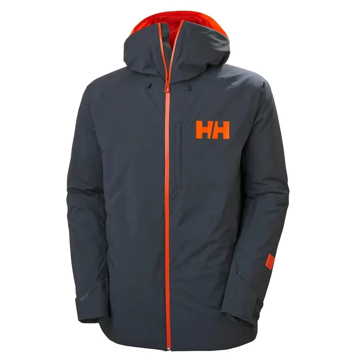 Ski Jackets Men Helly Hansen POWDERFACE JACKET 983 Slate