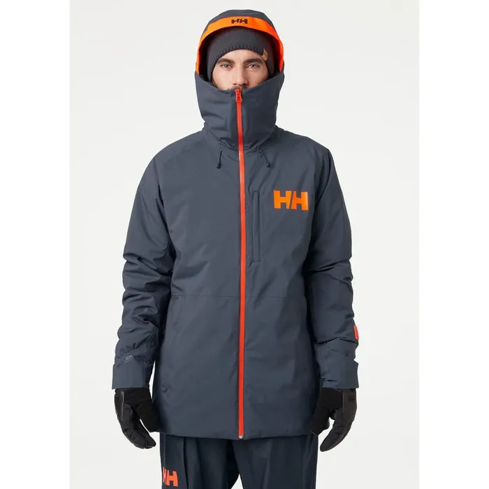Ski Jackets Men Helly Hansen POWDERFACE JACKET 983 Slate