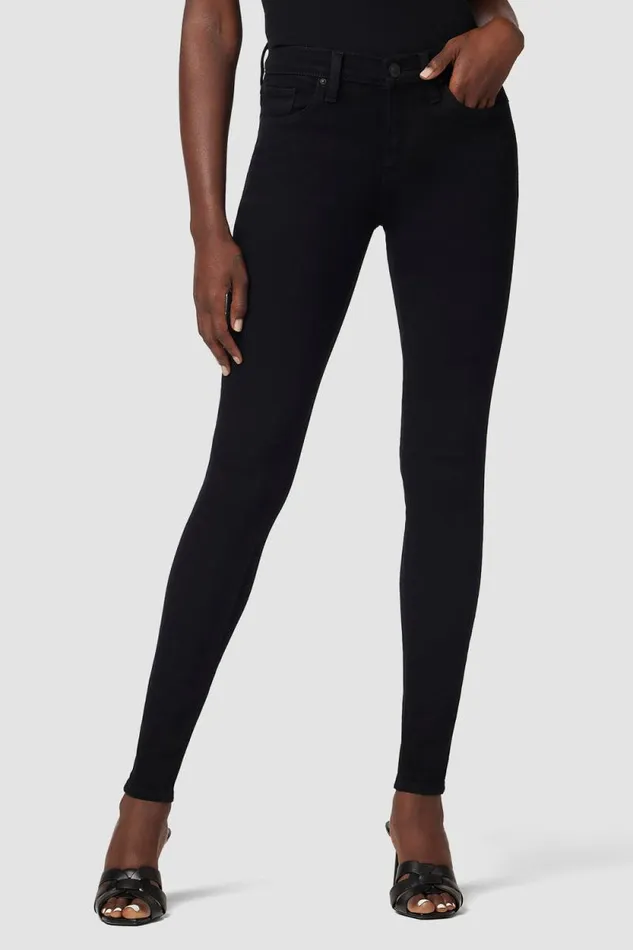 Skinny Women Hudson Jeans Nico MidRise Super Skinny Jean Black