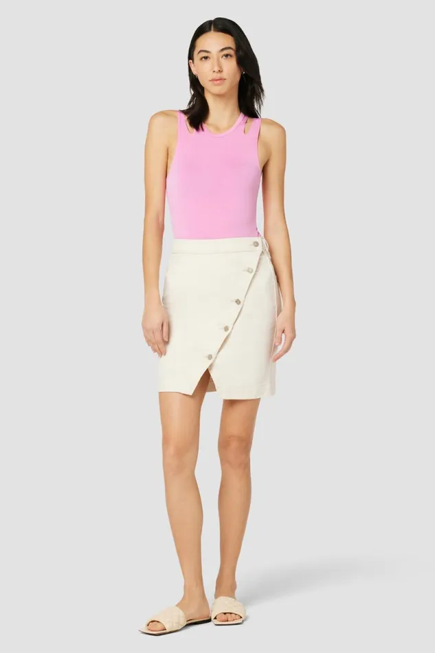 Skirts Women Hudson Jeans Asymmetrical Pencil Skirt Ecru Skirts Women Hudson Jeans Asymmetrical Pencil Skirt Ecru