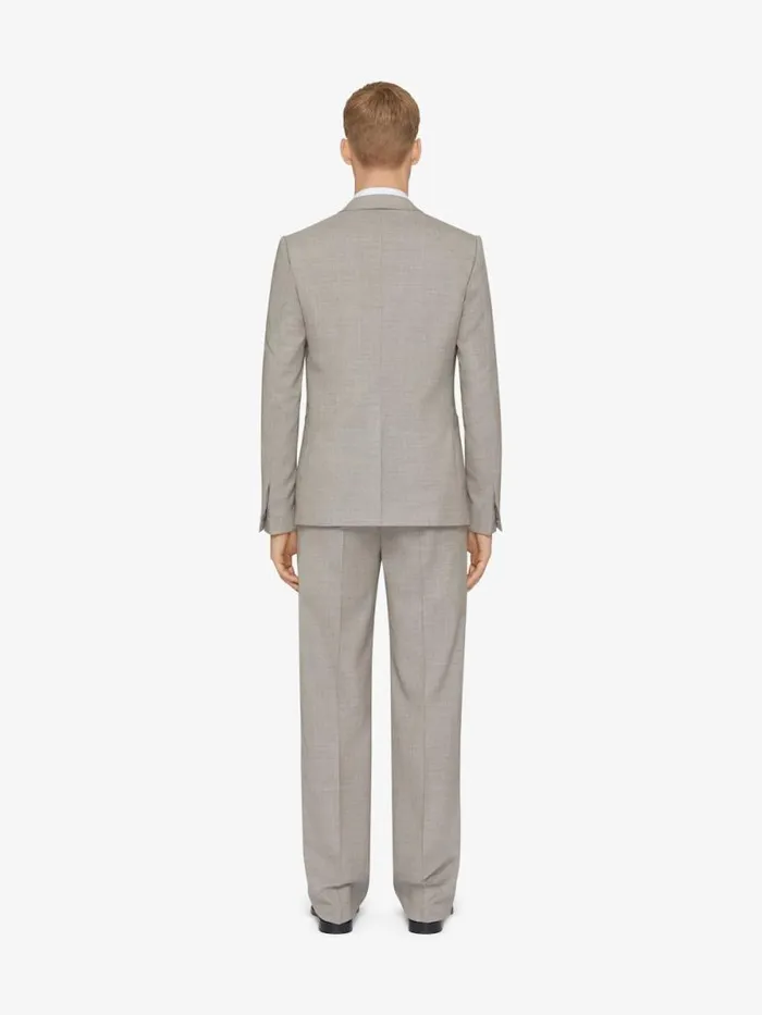 Slim Fit Jacket In Wool Greybeige Men Givenchy Coats and Jackets