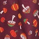 Smak Parlour Purple 1970s Pumpkin and Mushrooms Find Your Flare Pants ClothingHalloweenPlus Unique Vintage Bottoms