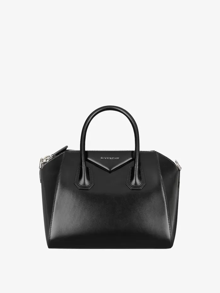 Small Antigona Bag In Box Leather Black Women Givenchy Shoulder Bags