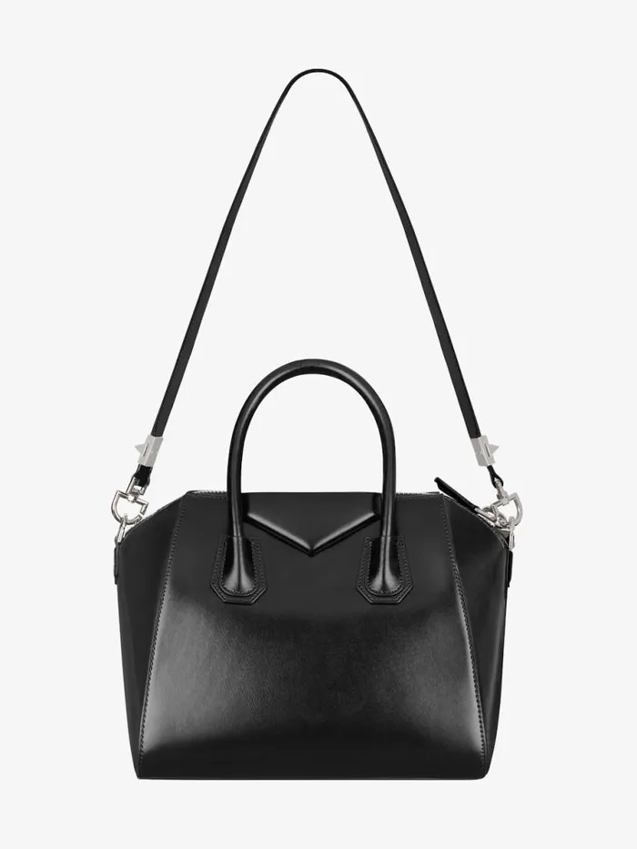Small Antigona Bag In Box Leather Black Women Givenchy Shoulder Bags