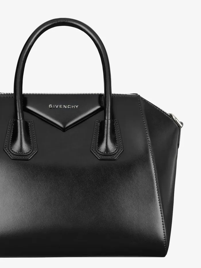 Small Antigona Bag In Box Leather Black Women Givenchy Shoulder Bags