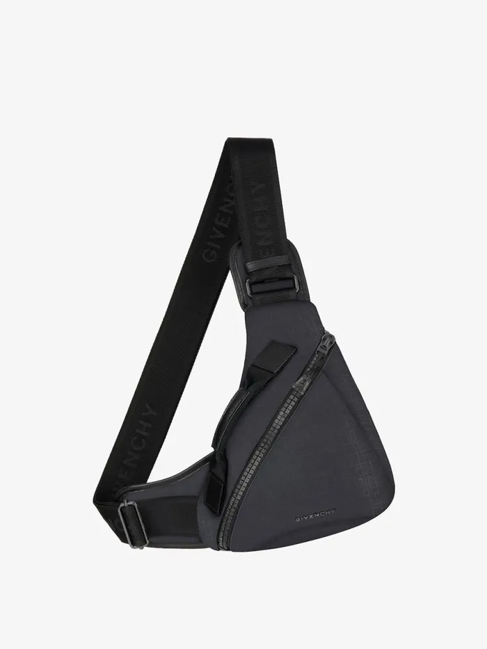 Small GZip Triangle Bag In 4g Nylon Black Men Givenchy Crossbody Bags