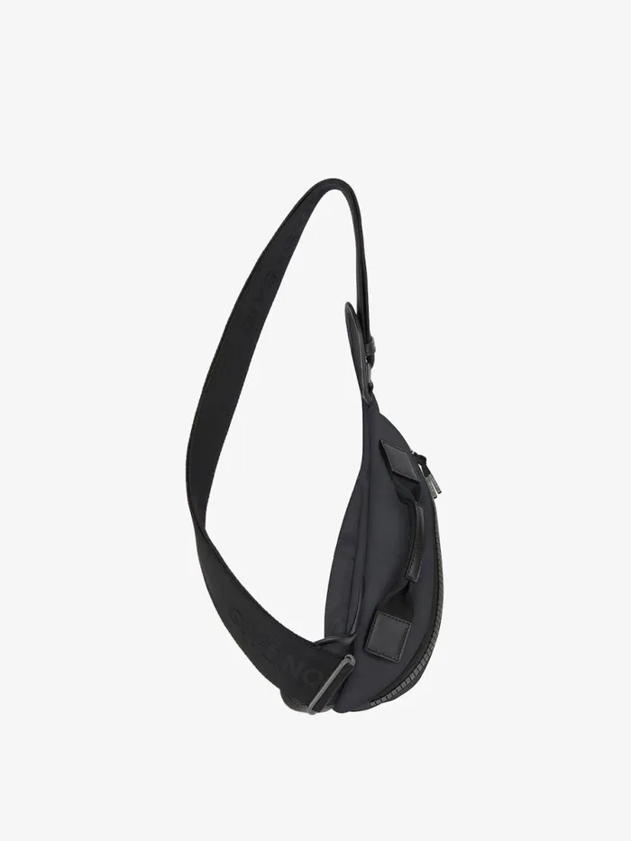 Small GZip Triangle Bag In 4g Nylon Black Men Givenchy Crossbody Bags