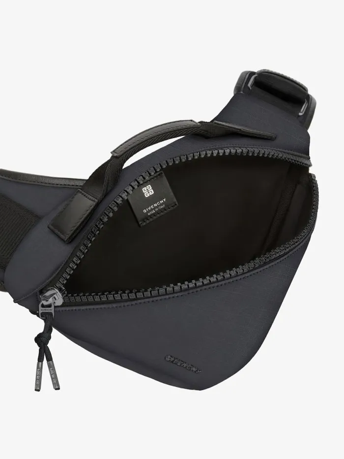 Small GZip Triangle Bag In 4g Nylon Black Men Givenchy Crossbody Bags