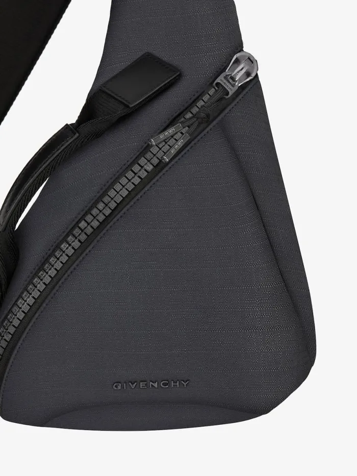 Small GZip Triangle Bag In 4g Nylon Black Men Givenchy Crossbody Bags