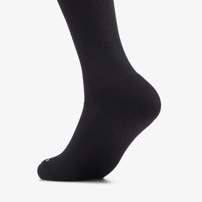 Solid Crew Sock Black Men Clarks Accessories