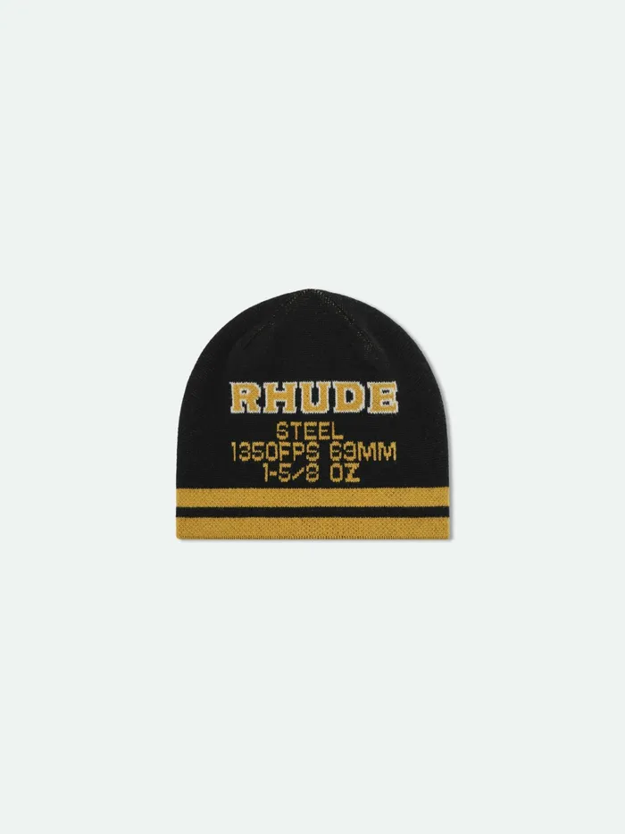 STEEL BEANIE MenUnisex Rhude Luxe Knitwear