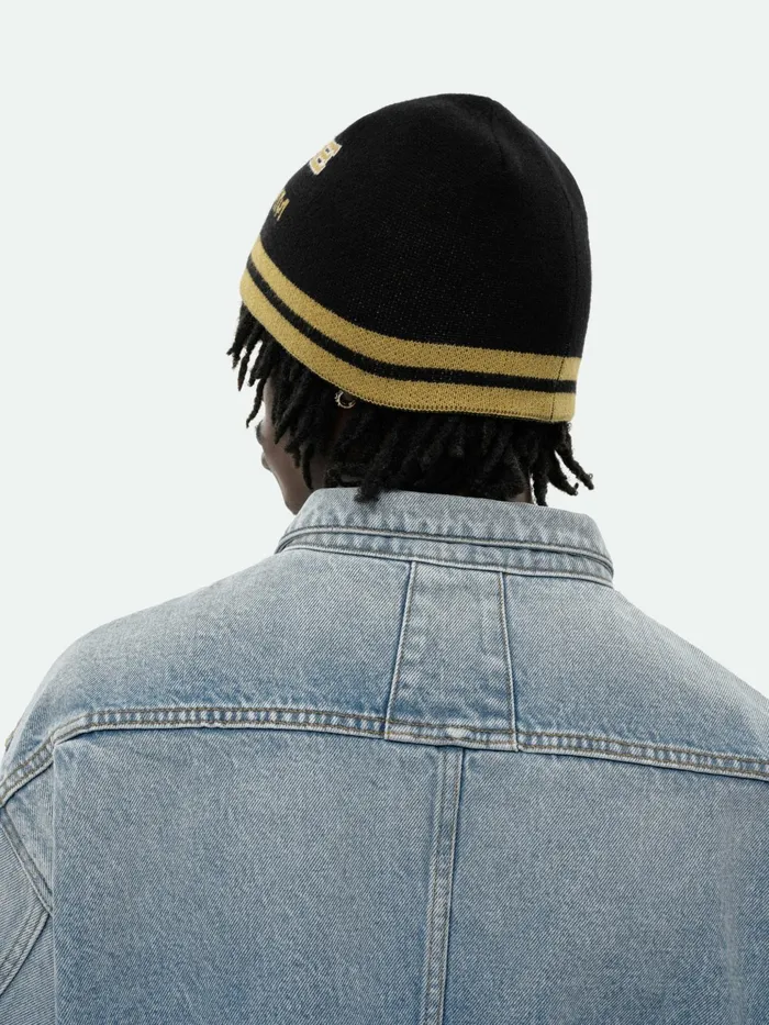STEEL BEANIE MenUnisex Rhude Luxe Knitwear