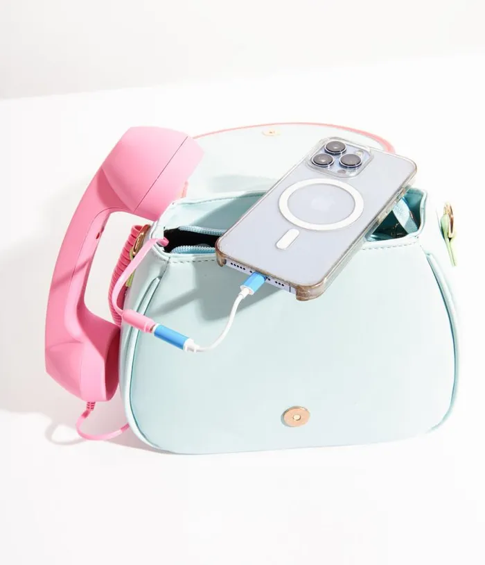 Strawberry Fields Ring Ring Phone Convertible Handbag Accessories Unique Vintage Novelty Bags