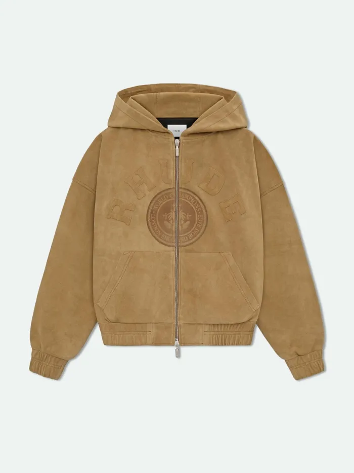 SUEDE RHUDE CREST HOODIE Women Rhude Tops