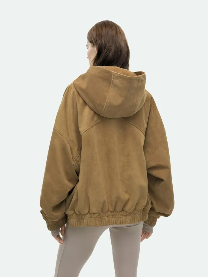 SUEDE RHUDE CREST HOODIE Women Rhude Tops