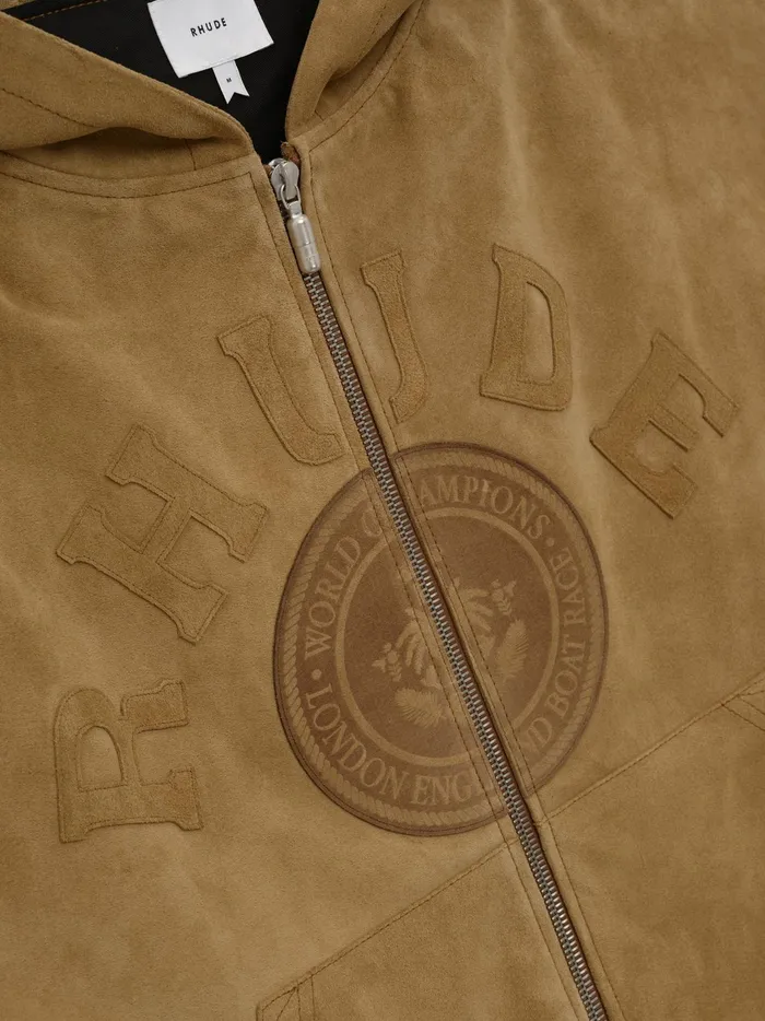 SUEDE RHUDE CREST HOODIE Women Rhude Tops