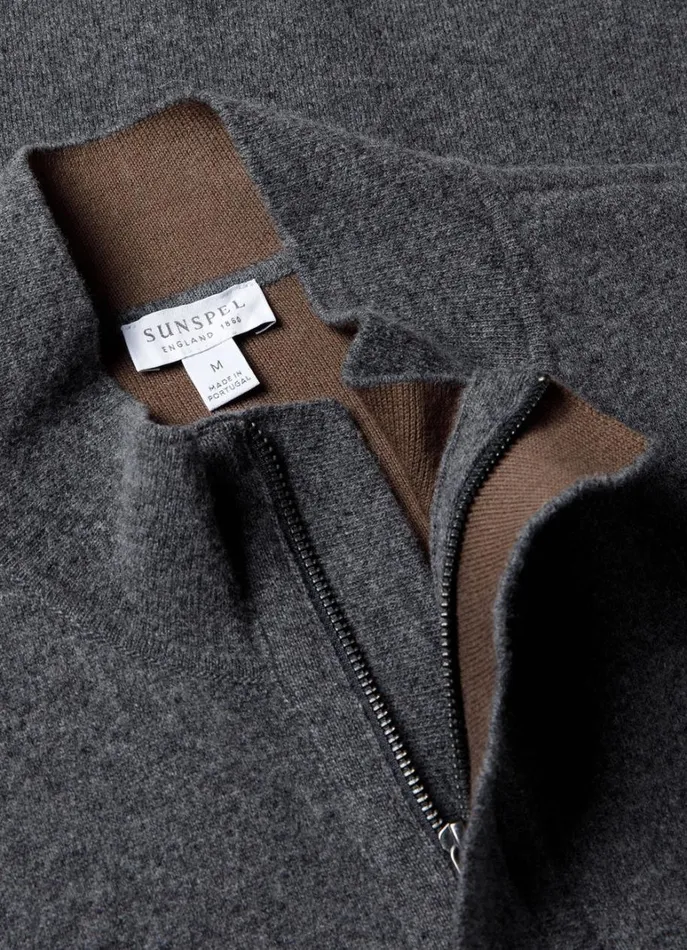 SUNSPEL Jackets and Coats Double Faced Vest Charcoal Melange 8211 Men