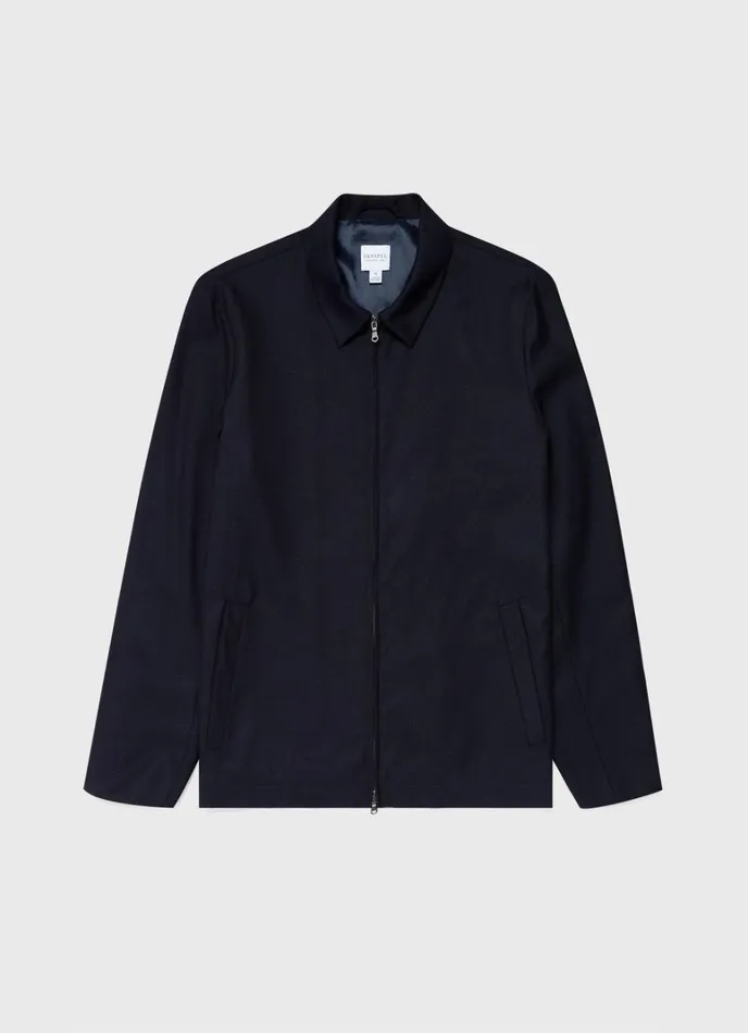 SUNSPEL Jackets and Coats Travel Wool Harrington Jacket 8211 Men