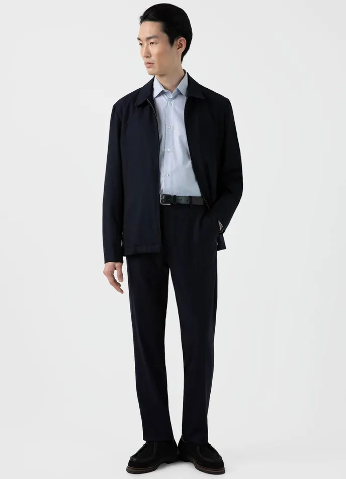SUNSPEL Jackets and Coats Travel Wool Harrington Jacket 8211 Men