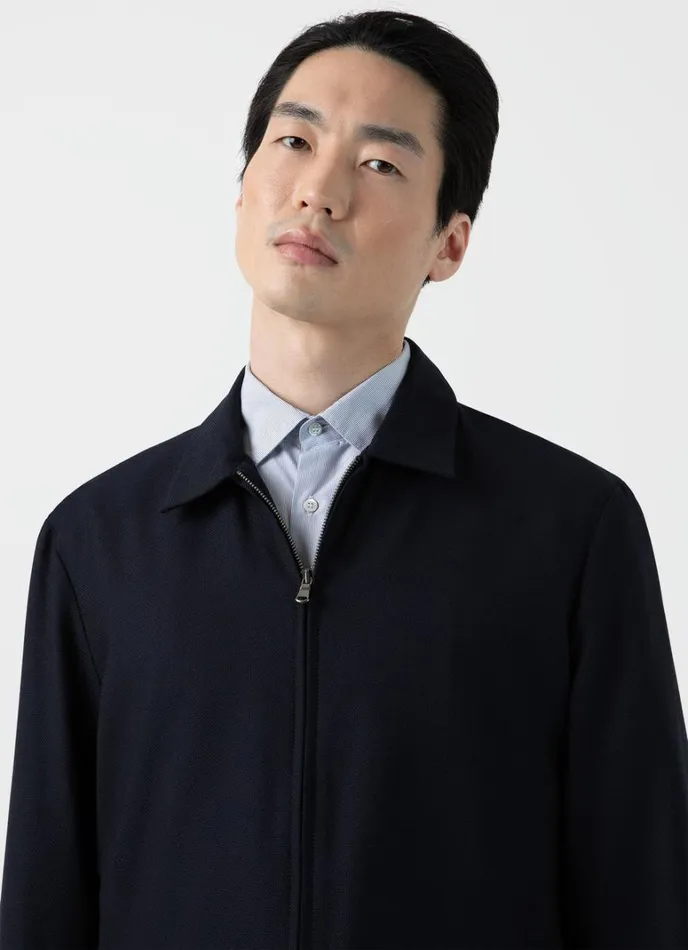 SUNSPEL Jackets and Coats Travel Wool Harrington Jacket 8211 Men