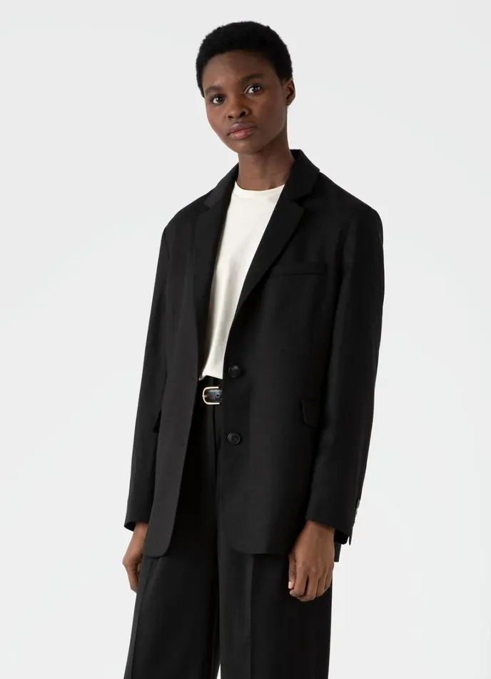 SUNSPEL Jackets and Coats Wool Blazer Black 8211 Women