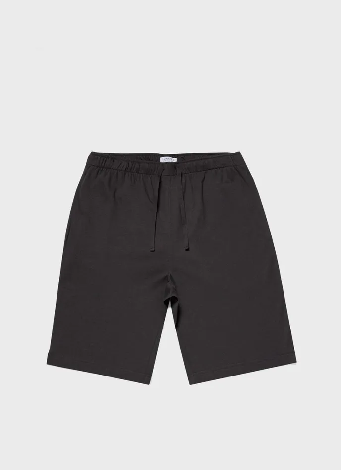 SUNSPEL Loungewear and Sleepwear Cotton Modal Lounge Shorts Charcoal 8211 Men