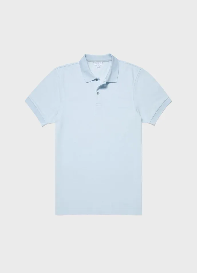 SUNSPEL Polo Shirts Piqu Polo Shirt Light Blue 8211 Men