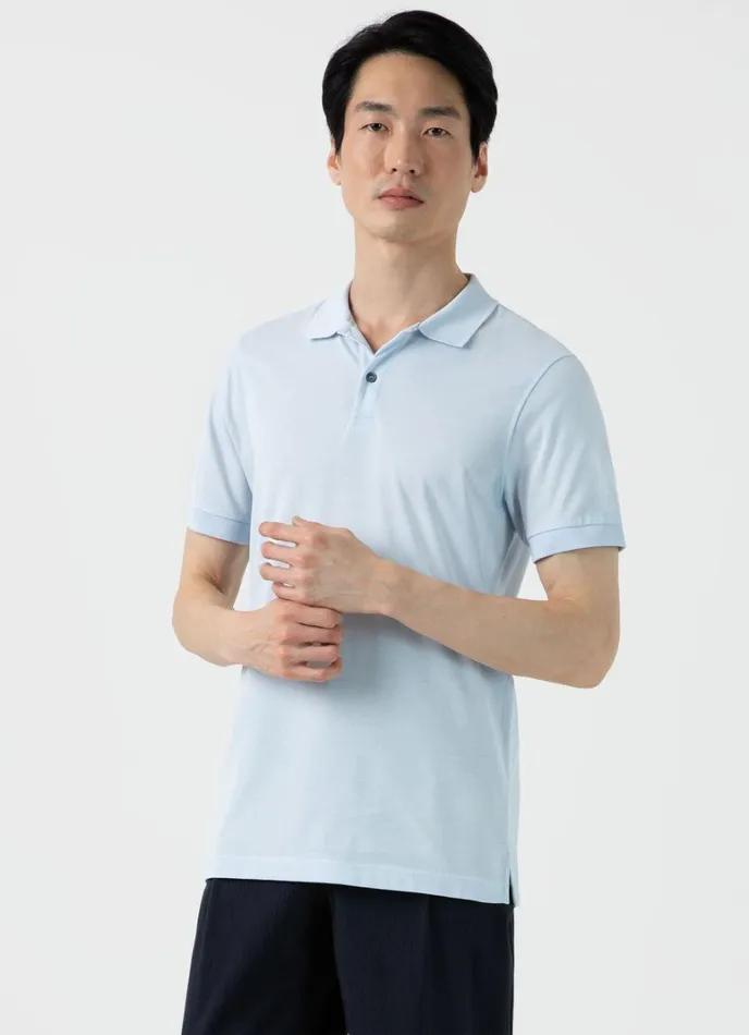 SUNSPEL Polo Shirts Piqu Polo Shirt Light Blue 8211 Men