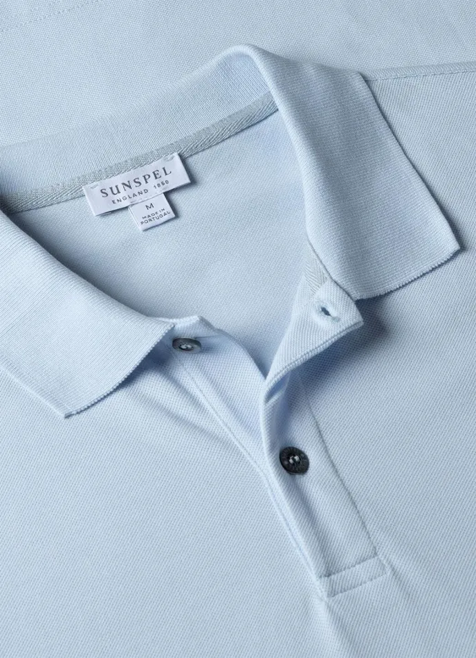 SUNSPEL Polo Shirts Piqu Polo Shirt Light Blue 8211 Men