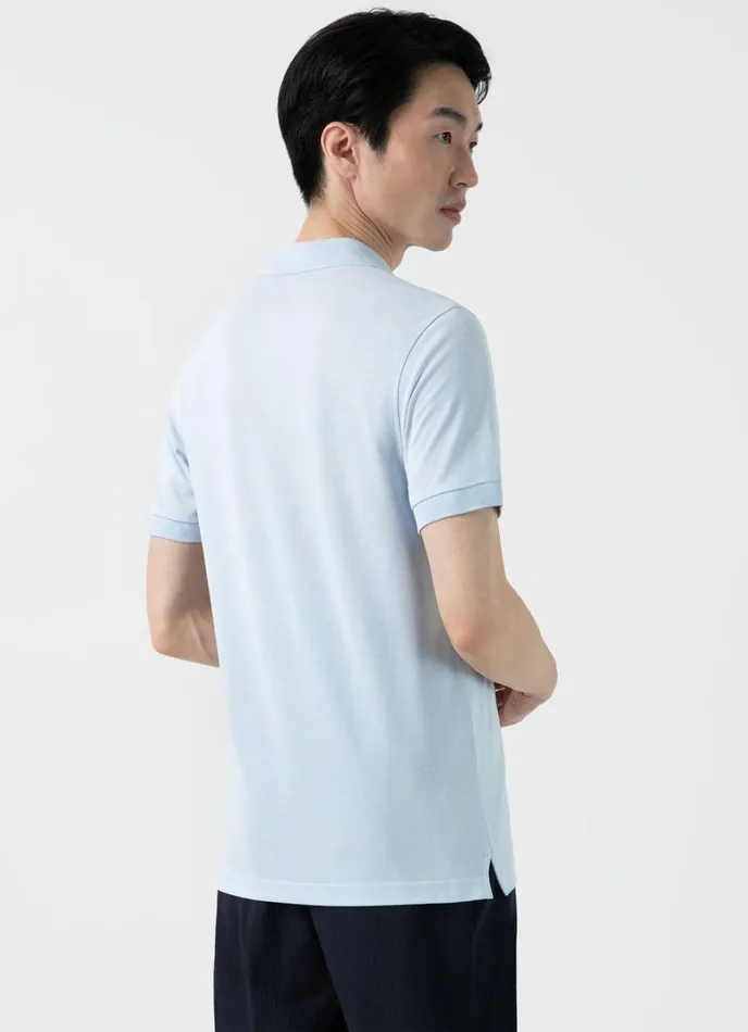 SUNSPEL Polo Shirts Piqu Polo Shirt Light Blue 8211 Men